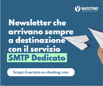Banner VHosting SMTP Dedicato