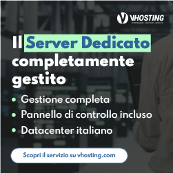 Banner VHosting Server Business Gestito
