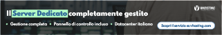 Banner VHosting Server Business Gestito