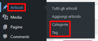 Differenza tra tag e categorie in WordPress Differenza tra tag e categorie in WordPress
