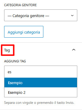 Differenza tra tag e categorie in WordPress Differenza tra tag e categorie in WordPress