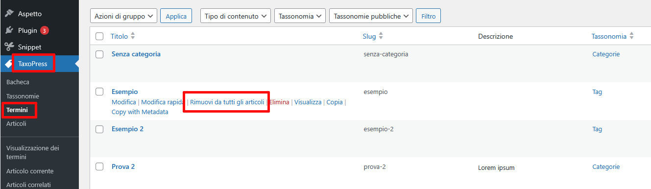 Differenza tra tag e categorie in WordPress Differenza tra tag e categorie in WordPress