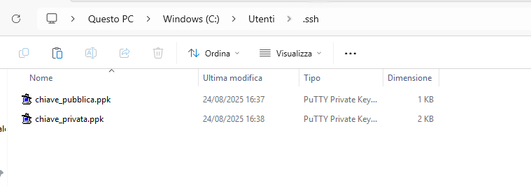 SSH: connettersi ai server in modo sicuro Generare chiave privata e chiave pubblica con Puttygen