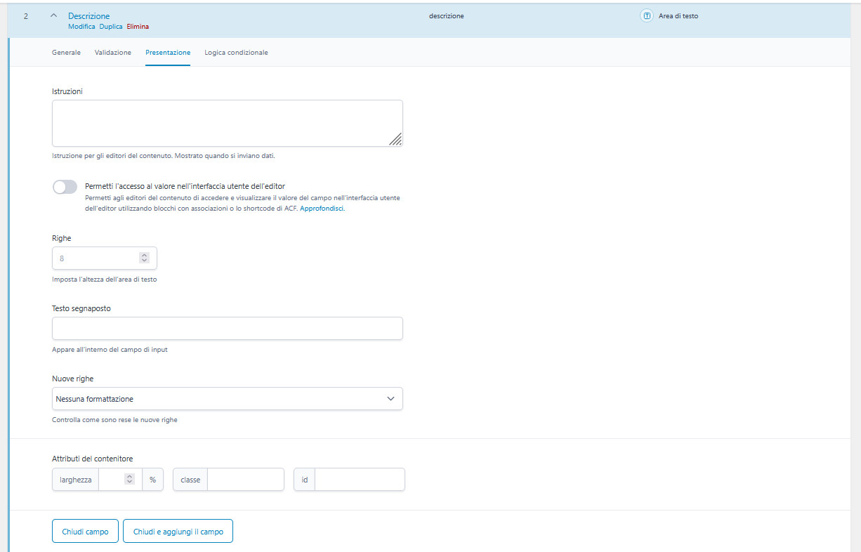 Come usare ACF (Advanced Custom Fields) in WordPress Come usare ACF (Advanced Custom Fields) in WordPress