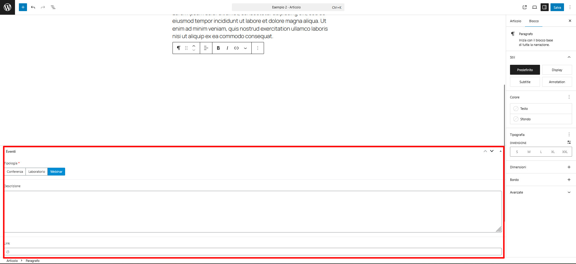 Come usare ACF (Advanced Custom Fields) in WordPress Come usare ACF (Advanced Custom Fields) in WordPress