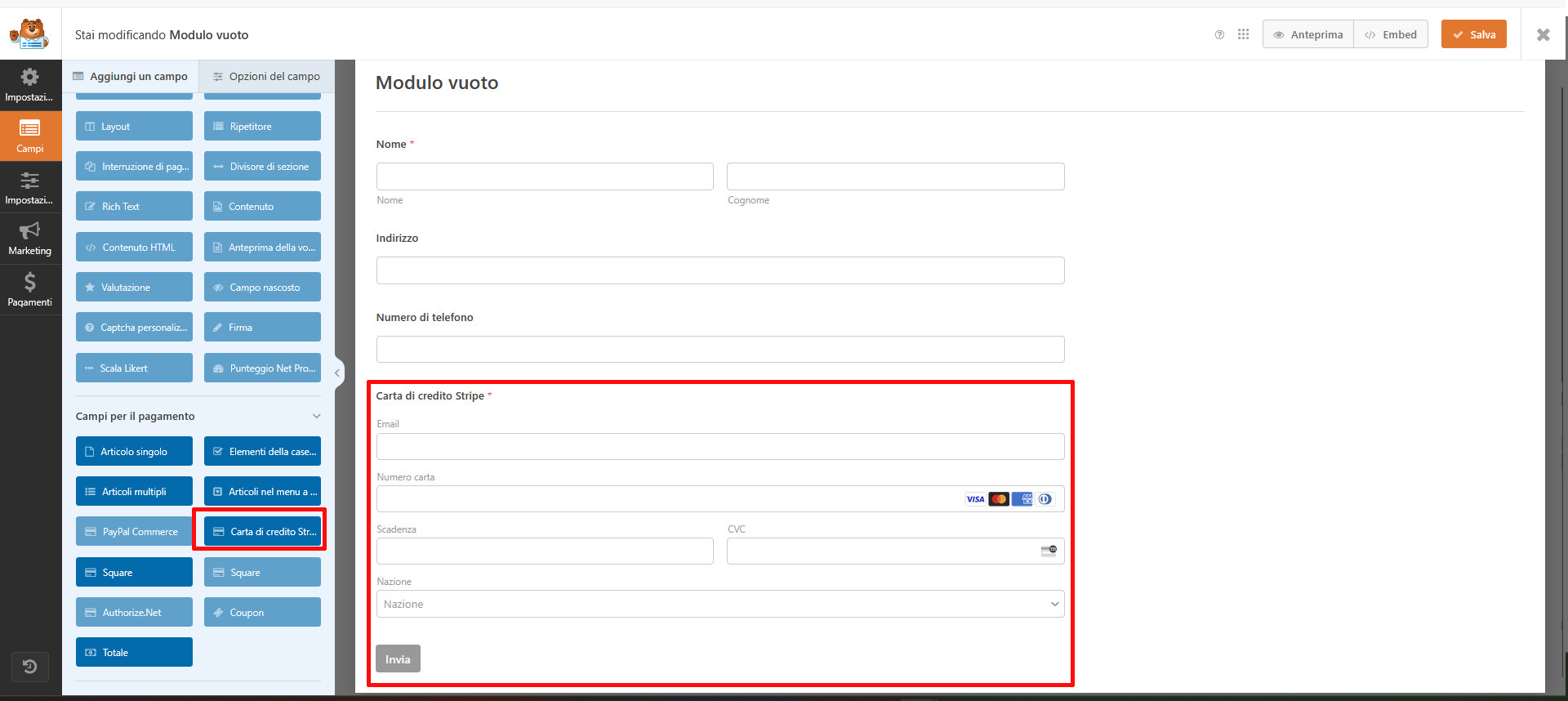 Come integrare Stripe e PayPal su WordPress Come integrare Stripe e PayPal su WordPress
