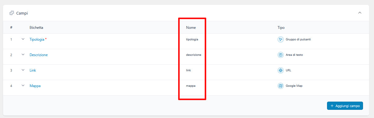 Come usare ACF (Advanced Custom Fields) in WordPress Come usare ACF (Advanced Custom Fields) in WordPress