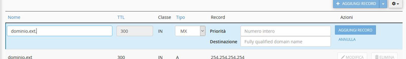 Come modificare i record DNS per  Google WorkSpace