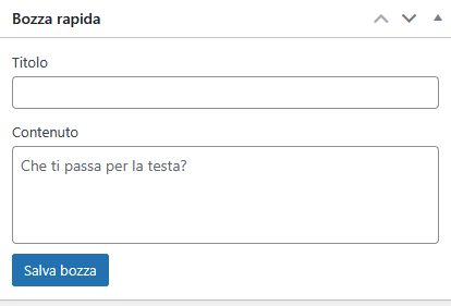 Guida WordPress Guida WordPress - Bacheca