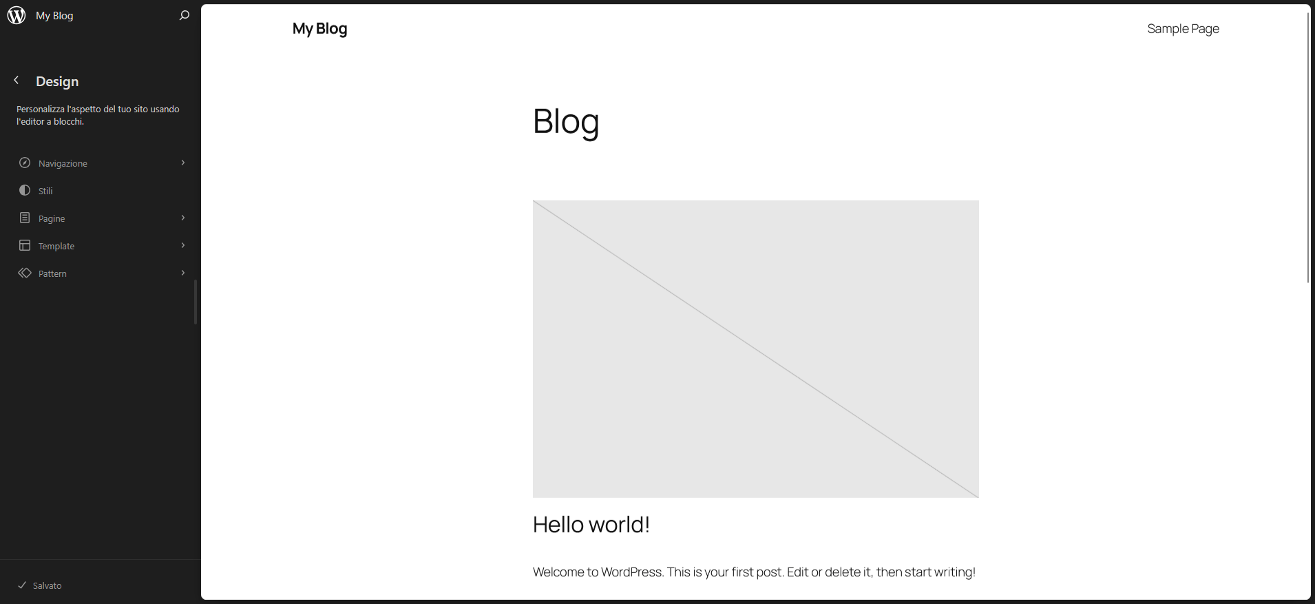 Guida WordPress Guida WordPress - Editor aspetto