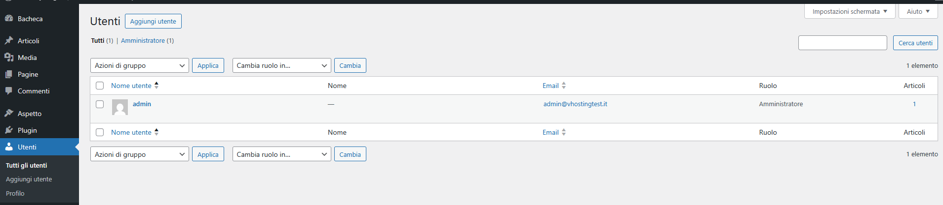 Guida WordPress Guida WordPress - Utenti