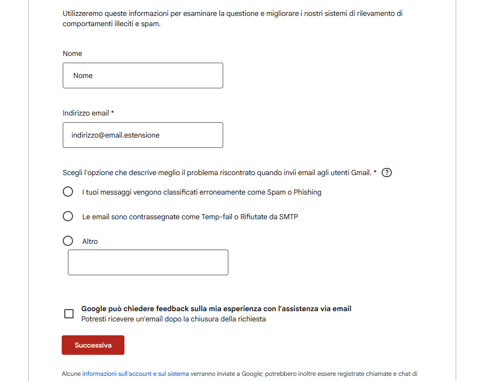 Le logiche antispam di Gmail, Office365 e Outlook Delist GMail
