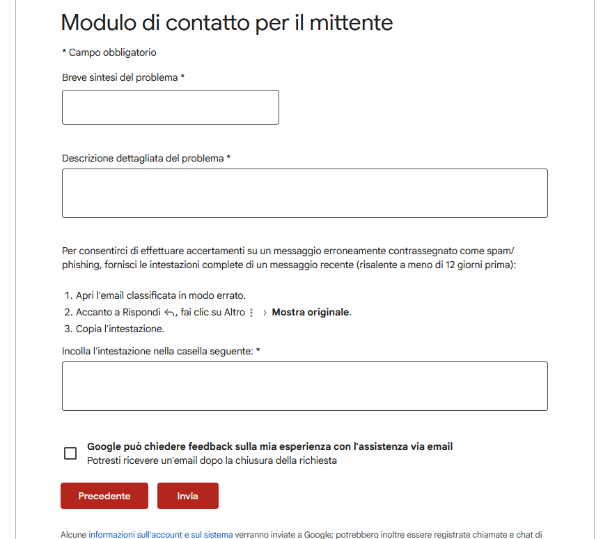 Le logiche antispam di Gmail, Office365 e Outlook Delist GMail