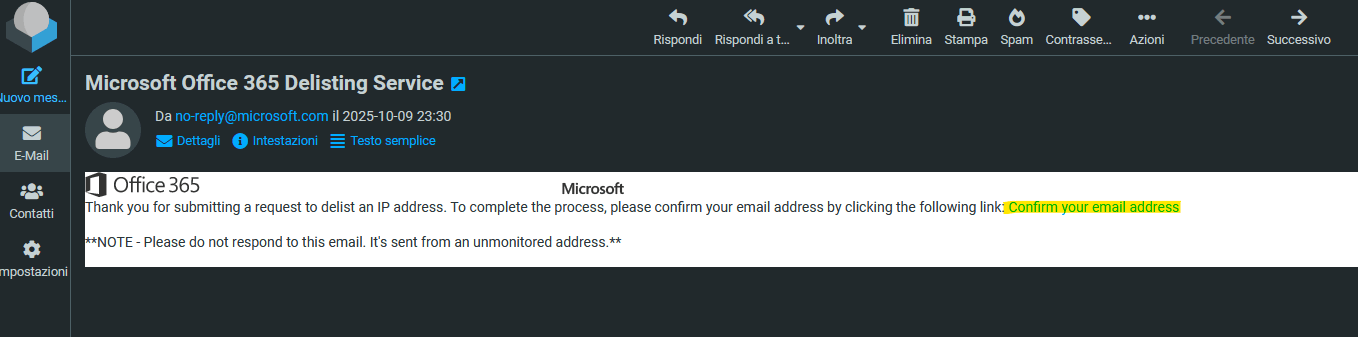 Le logiche antispam di Gmail, Office365 e Outlook Le logiche antispam di Gmail, Office365 e Outlook