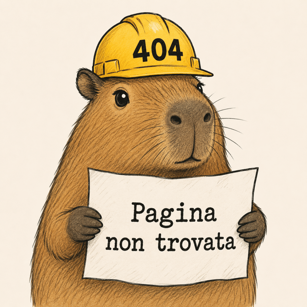 Pagina non trovata - capibara disperso