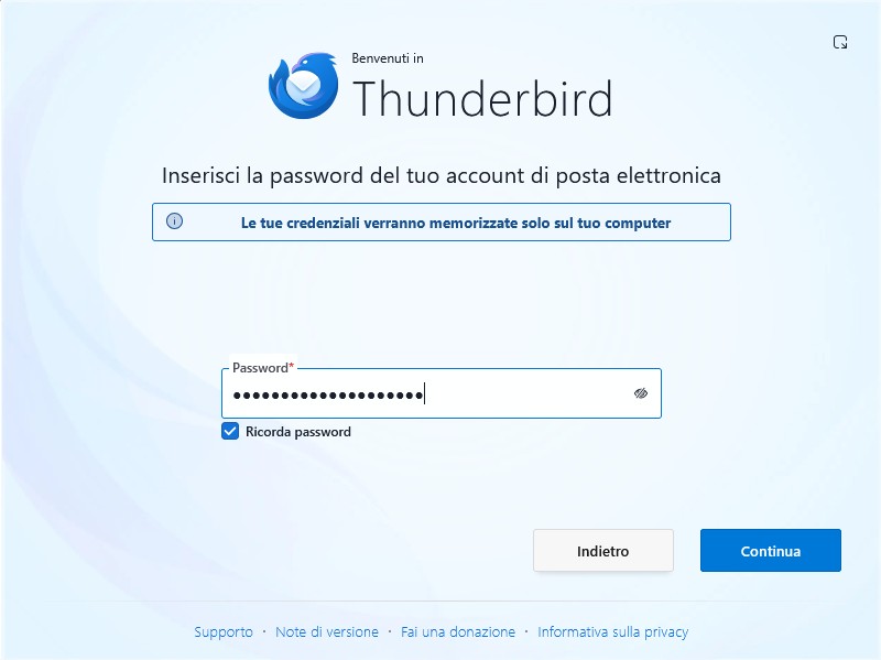 Thunderbird: Configurazione client con protocollo sicuro Thunderbird: Configurazione client con protocollo sicuro