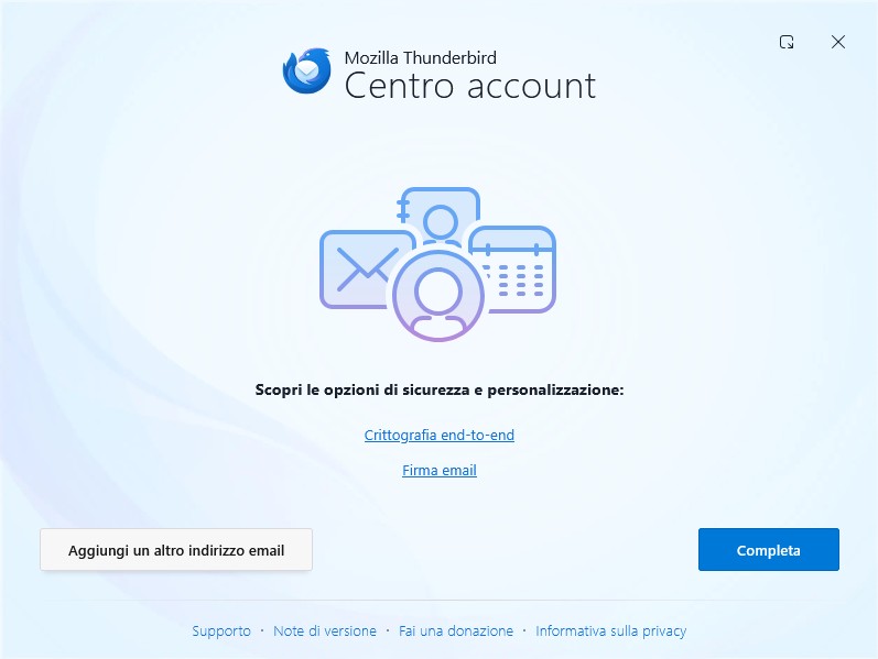 Thunderbird: Configurazione client con protocollo sicuro Thunderbird: Configurazione client con protocollo sicuro