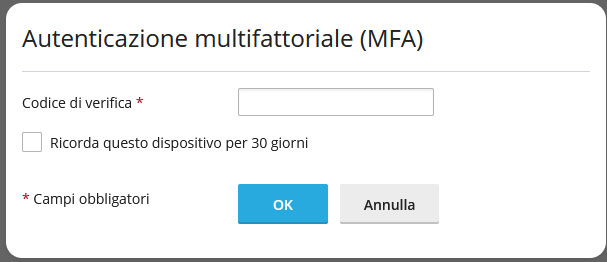 MFA: Come attivarlo su plesk Come attivare l'MFA su Plesk