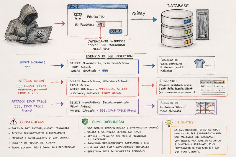 SQL Injection: cos’è e come fare a difendersi