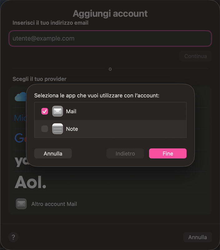 Mail di Apple: guida alla configurazione Mail di Apple: guida alla configurazione
