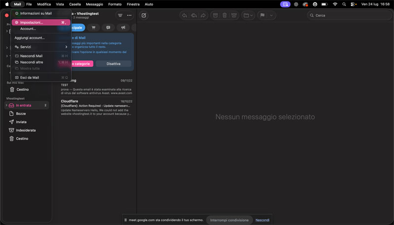 Mail di Apple: guida alla configurazione Mail di Apple: guida alla configurazione