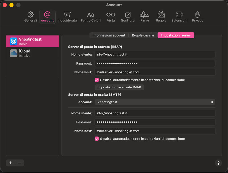Mail di Apple: guida alla configurazione Mail di Apple: guida alla configurazione