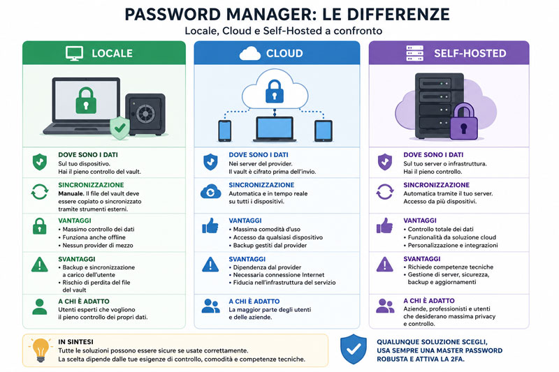 Password Manager: vantaggi, rischi e buone pratiche Password Manager: vantaggi, rischi e buone pratiche