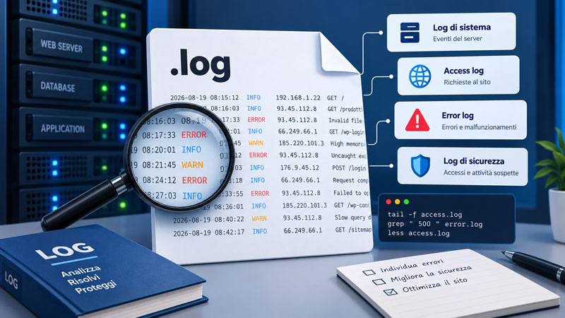 Cosa sono i file Log e come si utilizzano